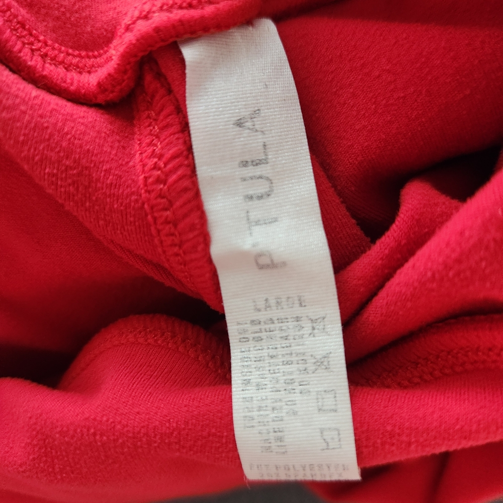 P'tula Bold Red High-Waist Leggings - Picture 5 of 5